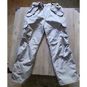 TRBN Winterworks Mens Sz M Gray Snowboard Ski Snow Pants
